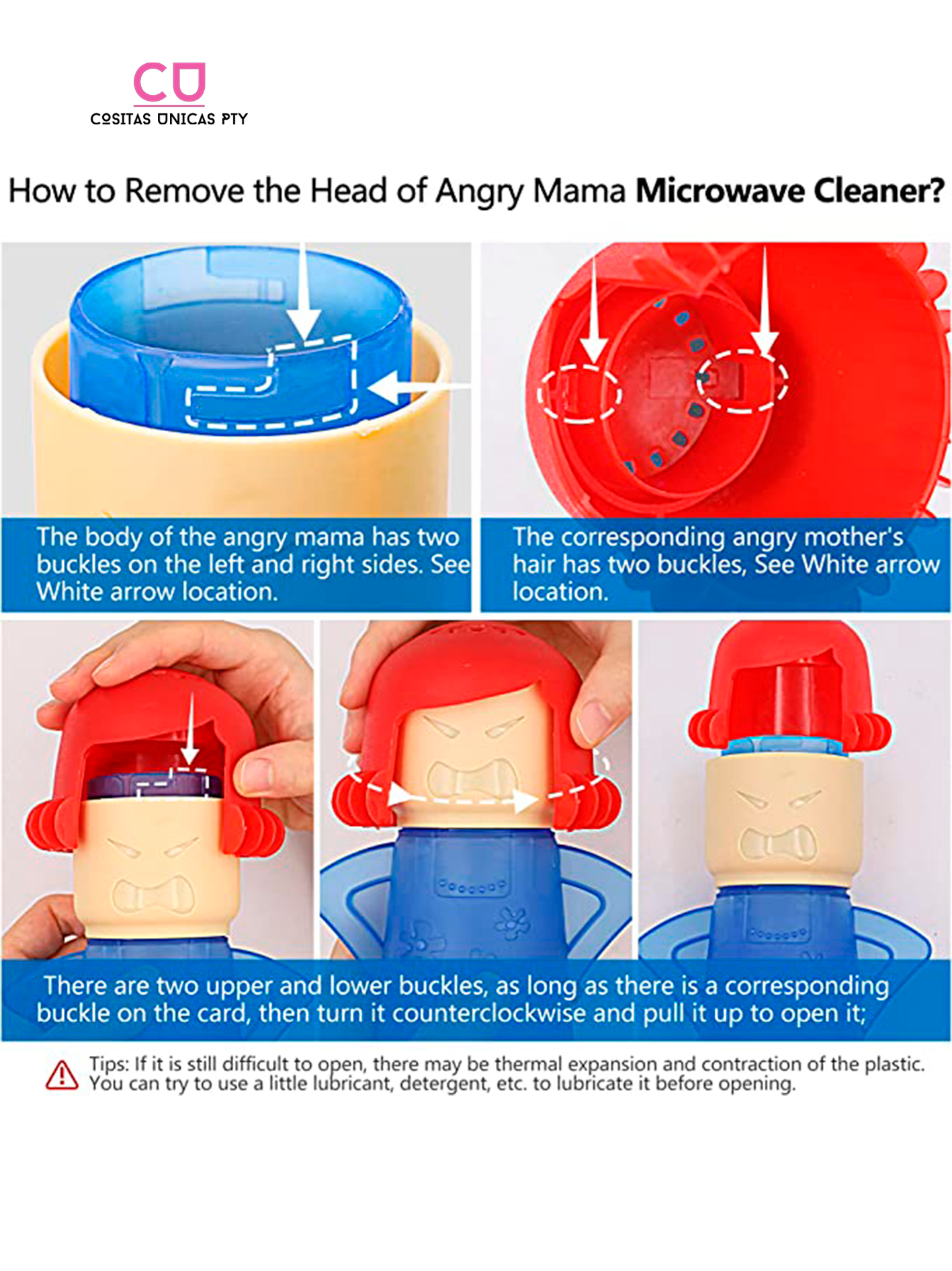Limpiador para Microondas a Vapor Angry Mama